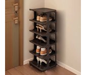 Removable Vertical Shoe Rack Stackable 2-8 Layers Layered Shoe Cabinets Saving Space Anti-drop Standing Shoe Shelf Living Room