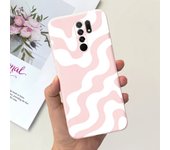 For Redmi 9 9C NFC 9A Case Liquid Silicone TPU Bumper Flower Jelly Women Fashion Coque Bumper For Xiaomi Redmi 9c Redmi9 Capas