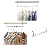 Indoor Hanging Rack For Clothes Space-saving Not Easy to Rust for Household Cloth Accessories