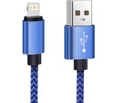 1m 2m 3m Fast Charge USB Cable For iPhone 14 13 12 11 Pro Max X XR XS 10 8 7 6 s Plus SE Long Wire Apple Phone Data Charger Cord