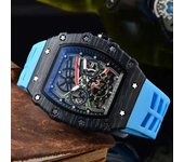 Premium luxury  Men’s Quartz Mechanical Watch for Men Calendar Waterproof Fashion Casual Hollow Automatic Male Wristwatch reloj hombre