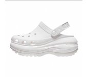 Buroalma  Sandalias Crocs Classic Mega Crush Clog Bone White para Mujer
