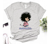 Mafalda t-shirts women harajuku manga Japanese top girl Japanese clothing