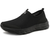 2023 zapatos informales ligeros para hombre, zapatillas informales transpirables sin cordones para hombre, zapatos planos antideslizantes para caminar al aire libre, talla 39-47