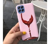 For Samsung Glaxy M33 5G Case SM-M336B Matte Soft Silicone Back Cover On Funda Samsung M33 M 33 Dinosaur Cute Cat Bumper Etui