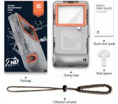 50ft/15m Professional Diving Underwater Case for iPhone 14 13 15 16 Pro Max Snorkeling Waterproof For Samsung S25 Ultra S24 FE