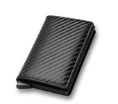 Secure Your Credit Cards & Cash with This Stylish Carbon Fiber Card Holder for Men Small Slim Wallet