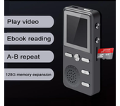 MP3 Player Stereo Bass 4G 8GB Sport Music TF Card FM Radio Clock HD Screen record player music player record player