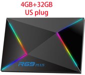 R69 PLUS televisión box Android14 Doble banda 6G WiFi Bluetooth decodificador de tv por internet