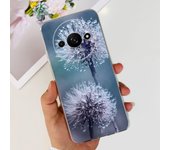 For Funda Xiaomi Redmi A3 Case 2024 Fashion Flower Transparent Silicone Soft TPU Phone Case For Xiomi Redmi A3 RedmiA3 4G Covers