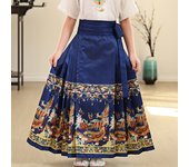 New horse faced Hanfu set for girls, Chinese Ming children's ancient Tang style daily spring and summer