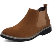 Mens Chukka Boots Leather Boots for Men Casual Ankle Mens Slip On Boots