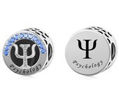 925 Sterling Silver Color Stone Profession Architecture Nutrition psychology Dentistry law Medicine Physiotherapy Veterinary Science pharmacy Charms Beads Fit Original Pan Charms Bracelet for Women Major Graduation Jewelry