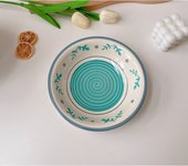 Preciosos Platos Pintados A Mano, Vajilla De Colores, Exquisitos Platos Para Uso Doméstico
