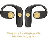 VAORLO OWS Sport Wireless Headphones Open Ear-Hook HiFi Stereo Bass TWS Bluetooth 5.2 Earphones Air Conduction Headsets Earbuds