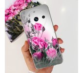 For Realme 11 Pro Plus Case Luxury TPU Soft Phone Back Cover For Realme 11Pro Pro+ 5G Silicone Protection Bumper Rose Heart Capa