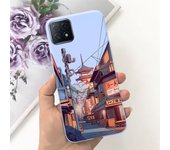 For Oppo A73 5G Case CPH2161 Marcle Painted Cover Matte Silicone Soft TPU Phone Case For Oppo A73 Global 5G Fundas Bumper Capas