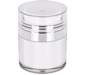 15/30/50/100ml Cream Jar Vacuum Bottle Portable Leakproof Makeup Cosmetic Container Press Refillable Bottle Travel Cream Pot
