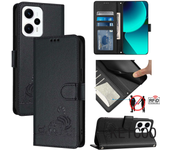 Para Xiaomi Poco X4 GT X5 Redmi K50i Note 11t 12 T 12r Pro Plus Impresión China 5G Solapa Card Slot Wallet Shell