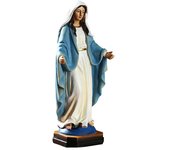 Our Lady Of Grace Statue 8.8 Virgin Mary Statue Polyresin Craft Statue Catholic Religious Sculpture Indoor Outdoor Decor For