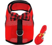 Bunny Harness and Leash Rabbit Vest for Guinea Pig Ferret Chinchilla Hamster Squirrel Lovely Costume for Bunny Yorkie Chihuahua