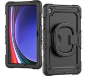 For Samsung Galaxy Tab A9+ Plus 11 inch 2023 with Screen Protector Handle Ring Folding Stand Case