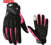 Suomy Summer Breathable Full Finger Motorcycle Gloves Wear-resistant Touch Screen Moto Biker Gloves Motocross Racing Luvas Moto