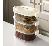 Storage box, household can be superimposed food seasoning, storage box, kitchen crisper box