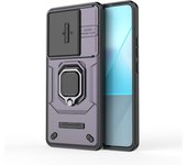 For Xiaomi Redmi Note 13 Pro 5G Case Slide Camera Phone Case Xiaomi Redmi Note 13 Pro 5G Armor PC Shockproof Metal Stand Cover