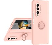 Ring Stand For Samsung Galaxy Z Fold 3 5G Case Rotating Car Magnet Hinge Protection Film Screen Cover