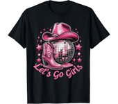 Western Cowgirl Rodeo Disco Retro Bachelorette Party T-Shirt Men's Tee