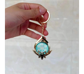 Game Impact Fontaine Sumeru Wanderer Light Pervious Key Chain 7 Element Eye Of Original God Cosplay Toy KeyRing