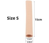 1Pcs Toe Cushion Fabric Toe Tubes Finger Protector for Corns, Blisters, Calluses, Hammer Toes and Fingers Protectors Foot Care