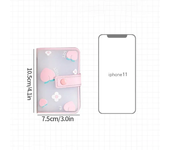 3 Inch Camera Photo Small Photo Album Instax Album Kpop Photo Card Holder Mini Photocard Binder ID Card Cover Collect Book