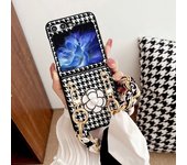 Moda Carcasa del teléfono móvil Galaxy Z Flip 5, Z Flip 4, Z Flip 3, Funda protectora