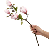 68cm Artificial Magnolia Branch Real Touch Floral Art Artificial Orchid Flowers Handmade with Buds Simulation Big Magnolia