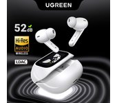 UGREEN EchoBuds Magic Hybrid Active Noise-Cancelling Earbuds Hi-Res Bluetooth Earphones ANC Active Noise Cancelling 52dB Touch Screen Wireless In-Ear Sports Suitable for iPhone 16 Pro Max