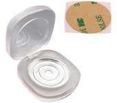 Powder Boxes DIY Eye Shadow Case Clear Frosted Makeup Palette Small Empty Highlighter Blush Case Women