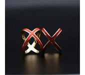 Luxury  Pearl Brooches Silk Scarf Buckle Coat Belt Buckles for Women Cross Brooch Pin Ring Clothing Corner Knotted Accessories