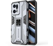 For Oppo Find X5 Pro Drop Shockproof Hard PC Soft TPU Cover Slim Fit Kickstand Phone Case