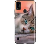 For ZTE Blade A51 Case Silicone Cute Cartoon Cats Wolf Printed Soft TPU Phone Cover 6.52" For ZTE Blade A51 A 51 BladeA51 Fundas