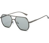 Gafas de sol polarizadas para hombres y mujeres, gafas de sol de templo de aluminio y magnesio, gafas de montura grande que cambian de color XY435 gafas de pesca para conducir del conductor