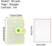 3 Inch Camera Photo Small Photo Album Instax Album Kpop Photo Card Holder Mini Photocard Binder ID Card Cover Collect Book
