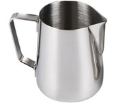 SSITO Jarra de Maple inoxidable para espuma Leche, Jarra de café, Espresso, Café humeante, Barista Latte, Taza de espuma de Creme