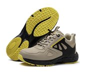 Zapatos de seguridad con punta de acero para hombre, zapatillas de trabajo transpirables, ligeras e indestructibles