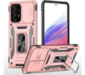 Lujo Funda de lente de Cámara de tapa deslizante Carcasa Galaxy A72, A52, A32, A42, A22, A12, Cáscara protectora