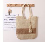 Tassel Woven Bag Single Shoulder Casual Straw Bag Casual Women'S Bag Beach Bag