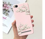 Flower Cover For Xiaomi Redmi 4A 4x Beautiful Moon Night Black Cat Phone Case For Redmi 4x Redmi4a Protection Coque Funda Capas