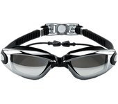 Gafas de natación impermeables con protección UV, gafas de natación ajustables de silicona para niños y niñas, para bucear en la