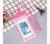 Waterproof Swimming Mobile ron AirBag Hanging Neck Cases Diving Skiing Universal Phone Bag for All Phones 7 Inch